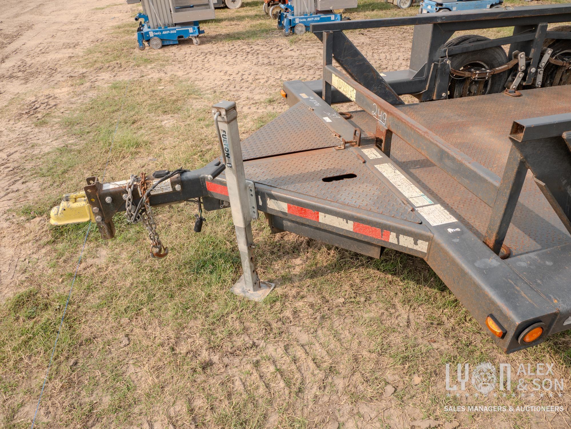 2018 JLG 1014 SCISSOR LIFT TRAILER SN:0050008306 equipped with 13ft. 11in. X 5ft. X 10in. Deck,