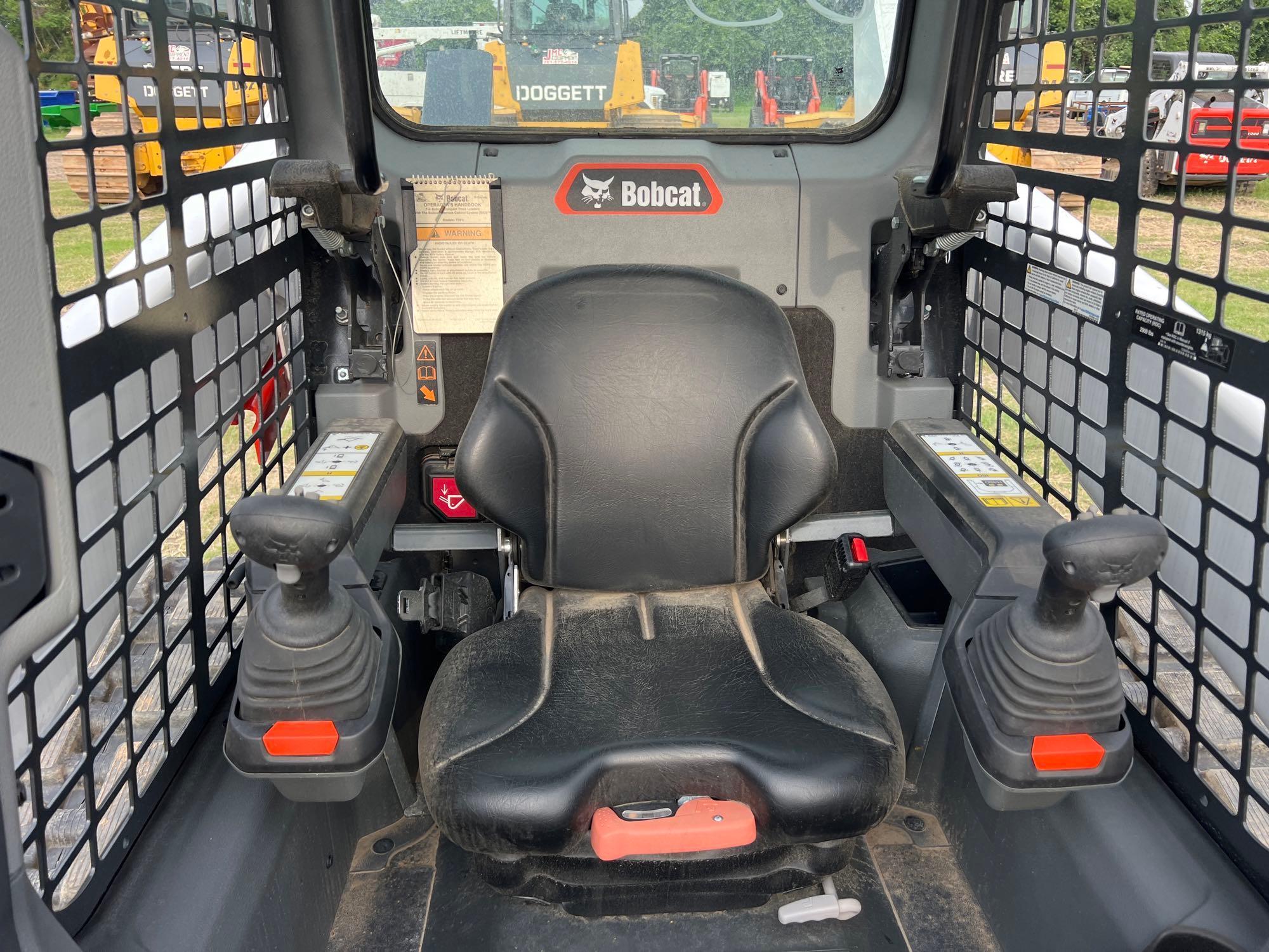 2023 BOBCAT T76 RUBBER TRACKED SKID STEER powered by diesel engine, equipped with rollcage,