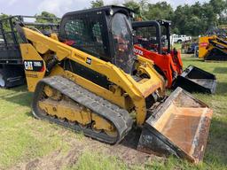 2018 CAT 299D2 RUBBER TRACKED SKID STEER SN:FD203295 powered by Cat diesel engine, equipped with