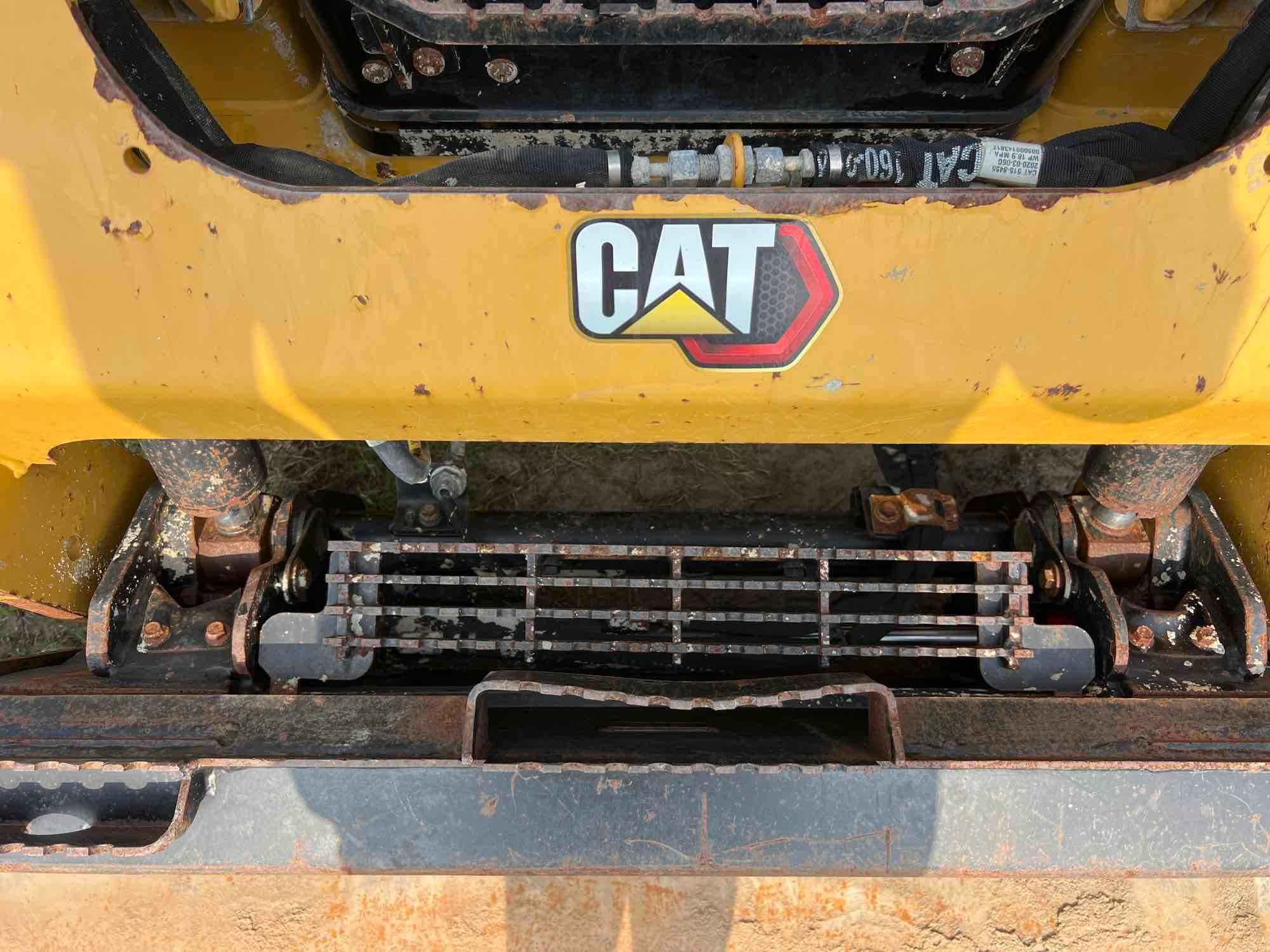 2020 CAT 259D3 RUBBER TRACKED SKID STEER SN:CW905370 powered by Cat diesel engine, equipped with