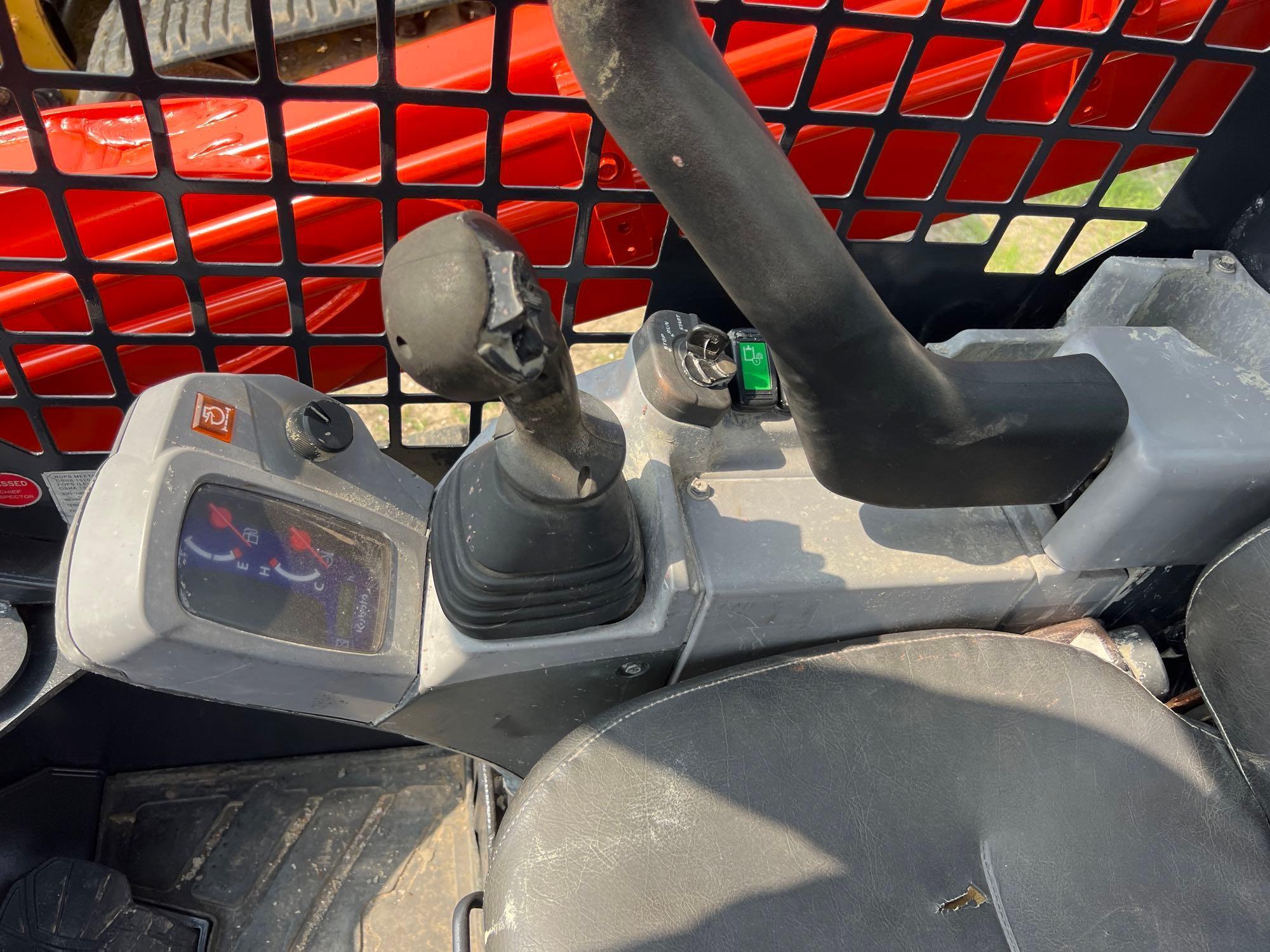 2021 KUBOTA SV75 RUBBER TRACKED SKID STEER SN:43580 powered by Kubota diesel engine, equipped with