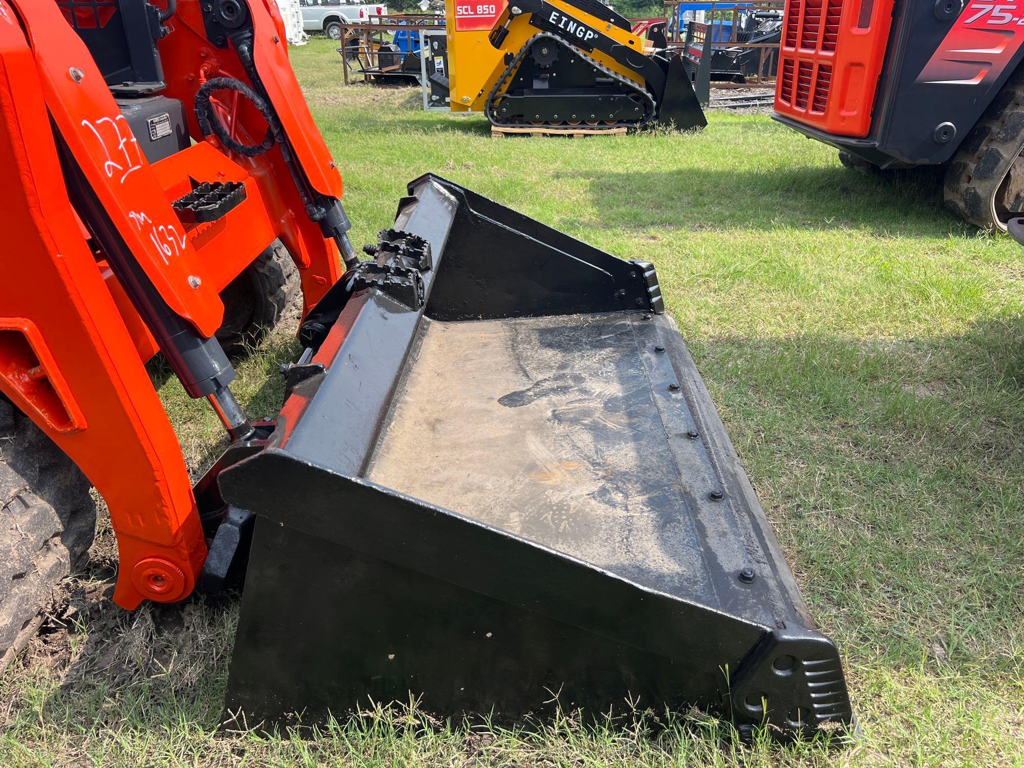 2021 KUBOTA SV75 RUBBER TRACKED SKID STEER SN:31632 powered by Kubota diesel engine, equipped with