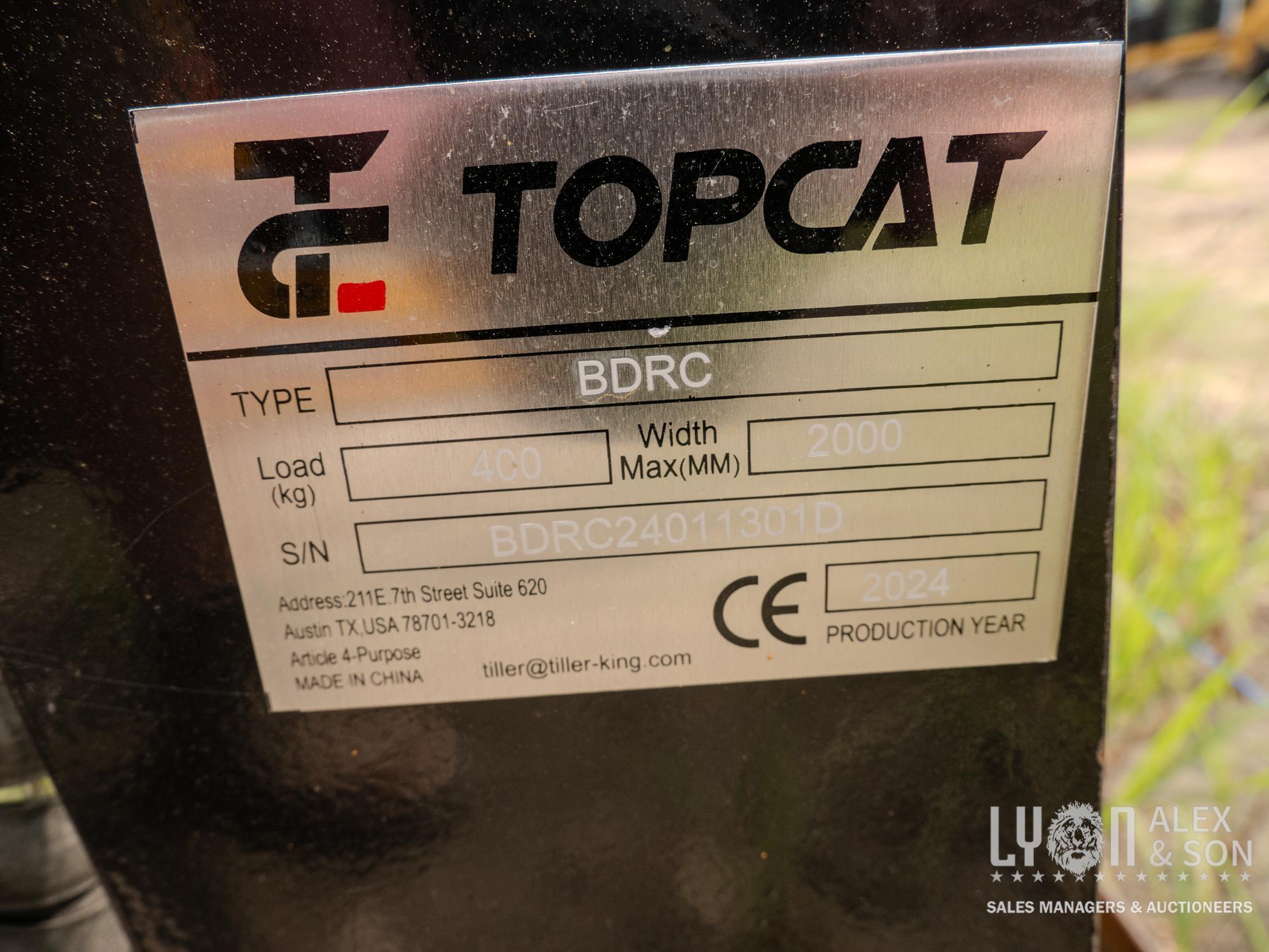 NEW TOPCAT BDRC 48in....BRUSH CUTTER SKID STEER ATTACHMENT