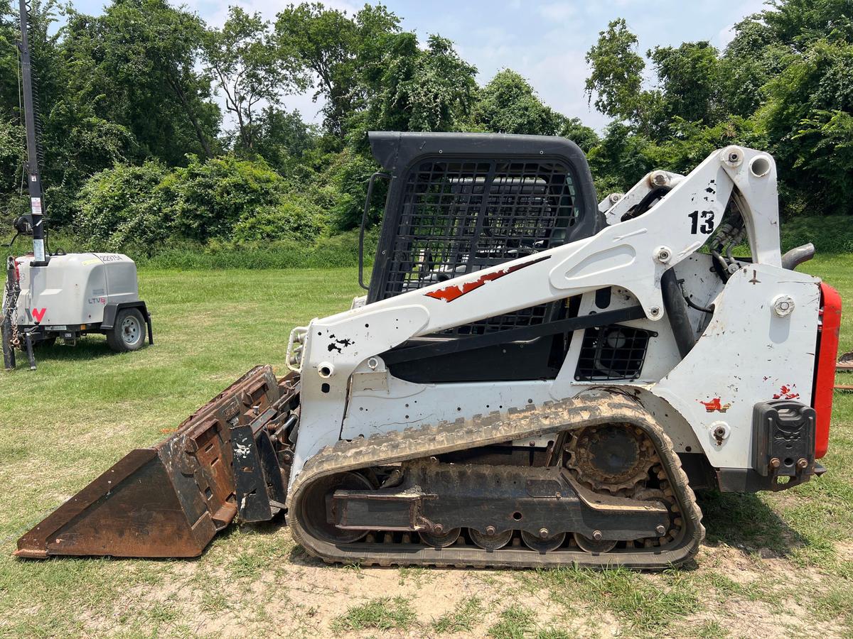 2020 BOBCAT T595 RUBBER TRACKED SKID STEER SN:B3NK36717 powered by diesel engine, equipped with