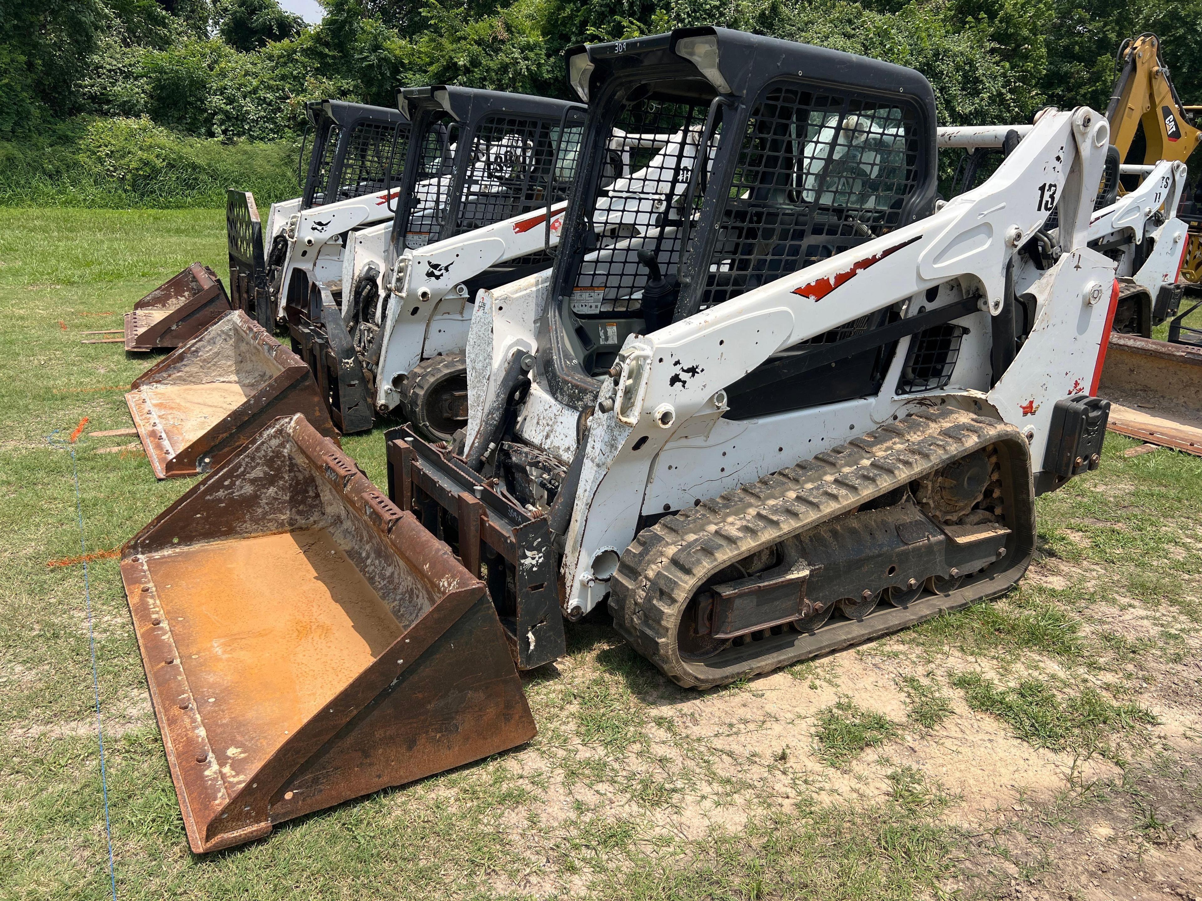 2020 BOBCAT T595 RUBBER TRACKED SKID STEER SN:B3NK36717 powered by diesel engine, equipped with