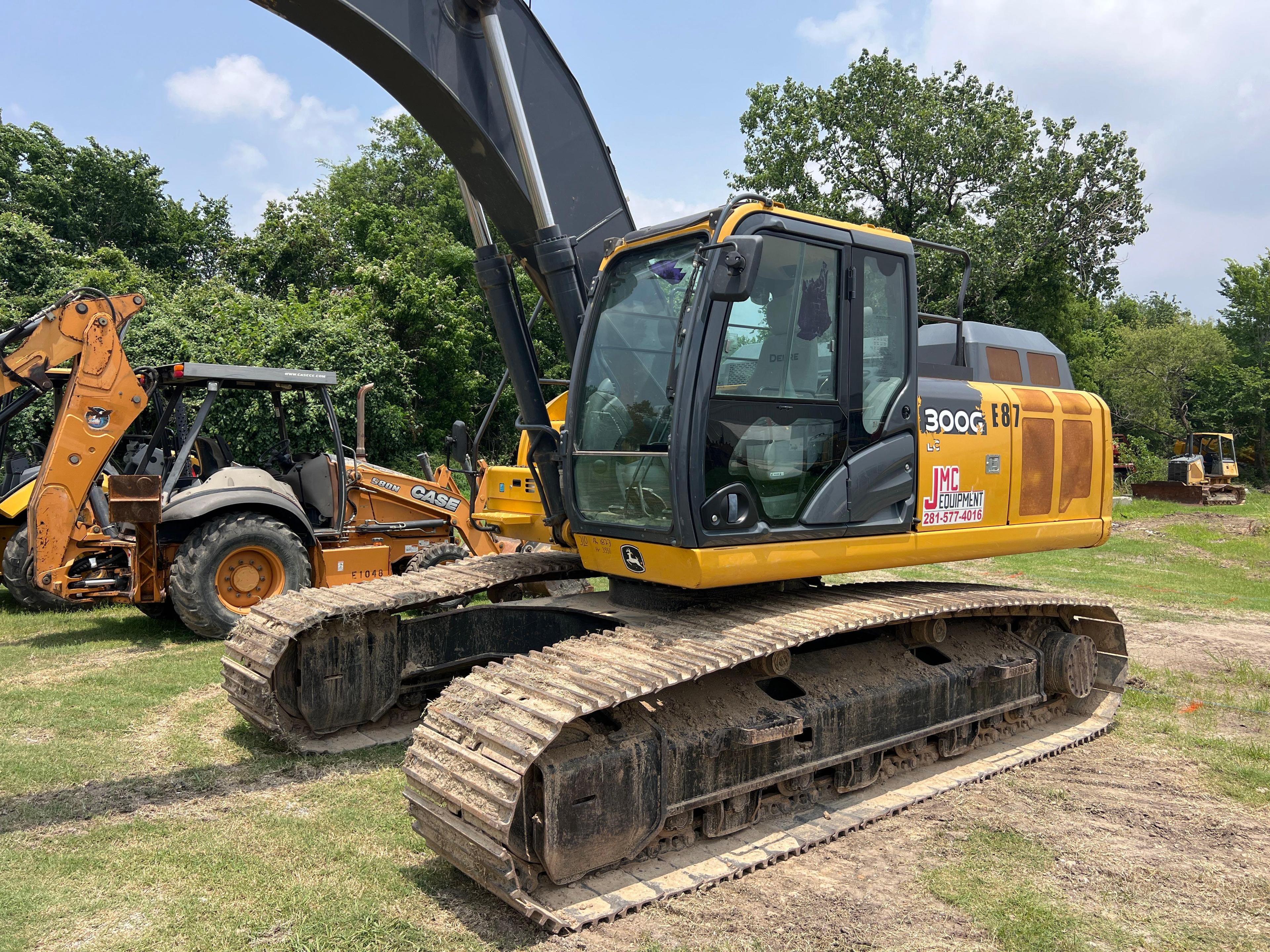 2021 JOHN DEERE 300G HYDRAULIC EXCAVATOR SN:1FF300GXCMF731823 powered by John Deere diesel engine,