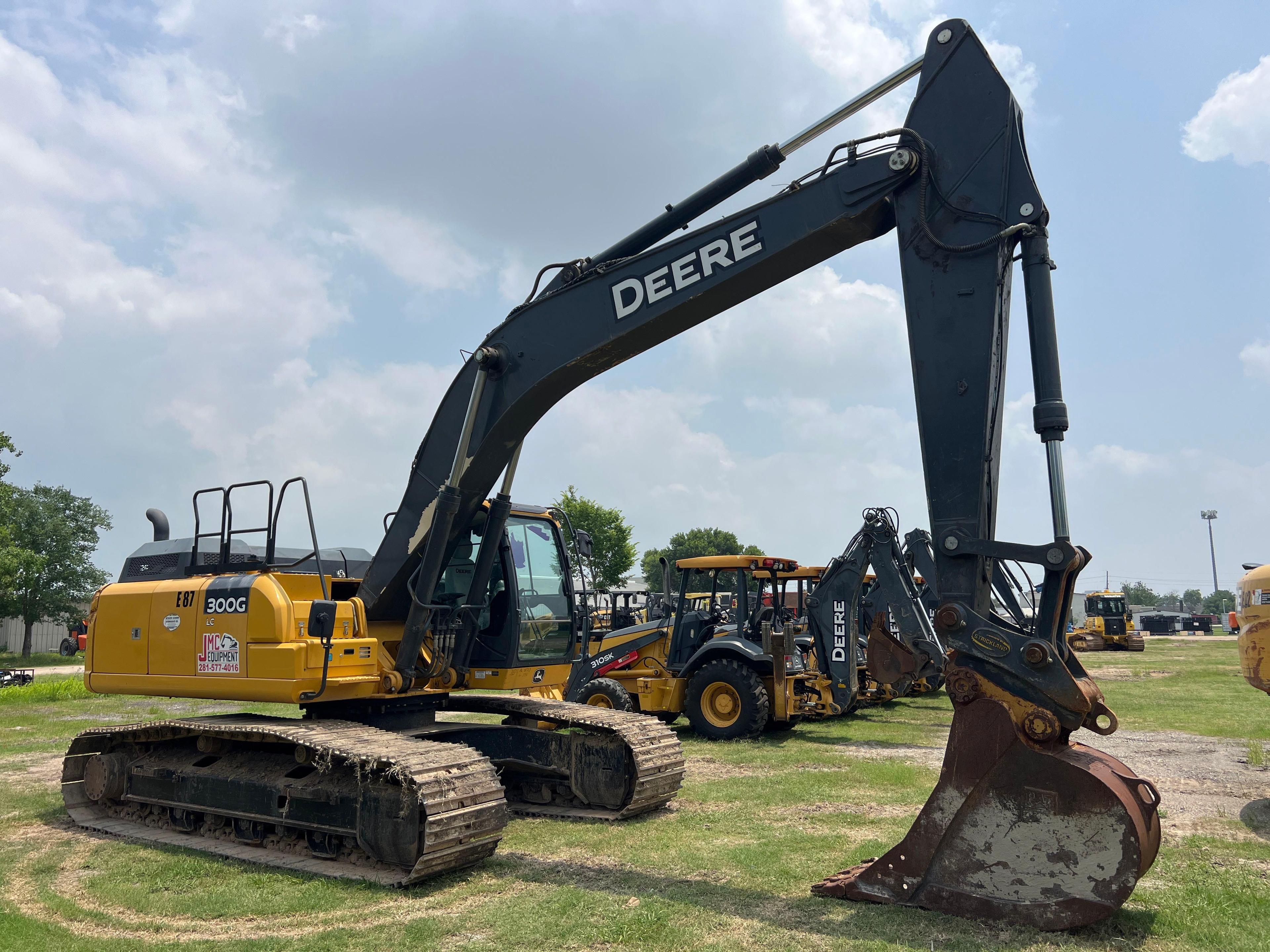 2021 JOHN DEERE 300G HYDRAULIC EXCAVATOR SN:1FF300GXCMF731823 powered by John Deere diesel engine,