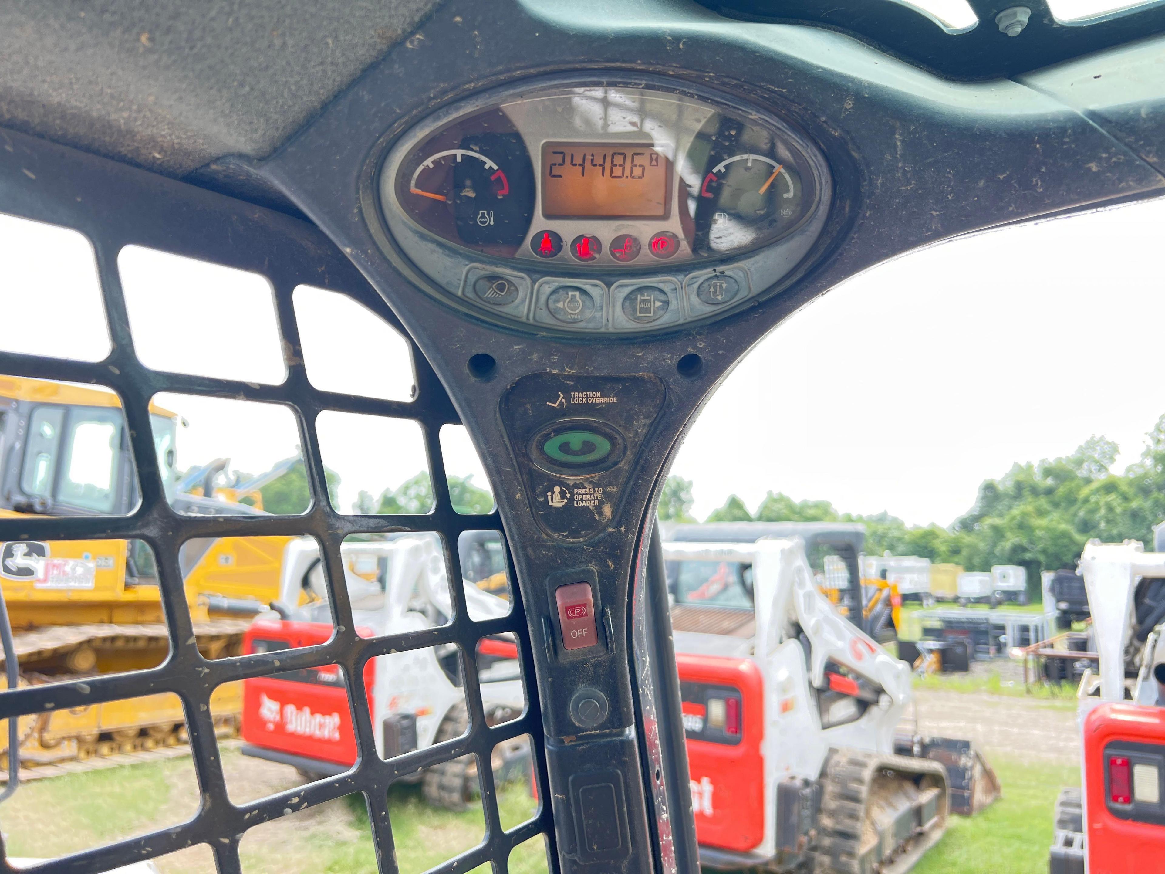 2020 BOBCAT T595 RUBBER TRACKED SKID STEER SN:B3NK36689 powered by diesel engine, equipped with