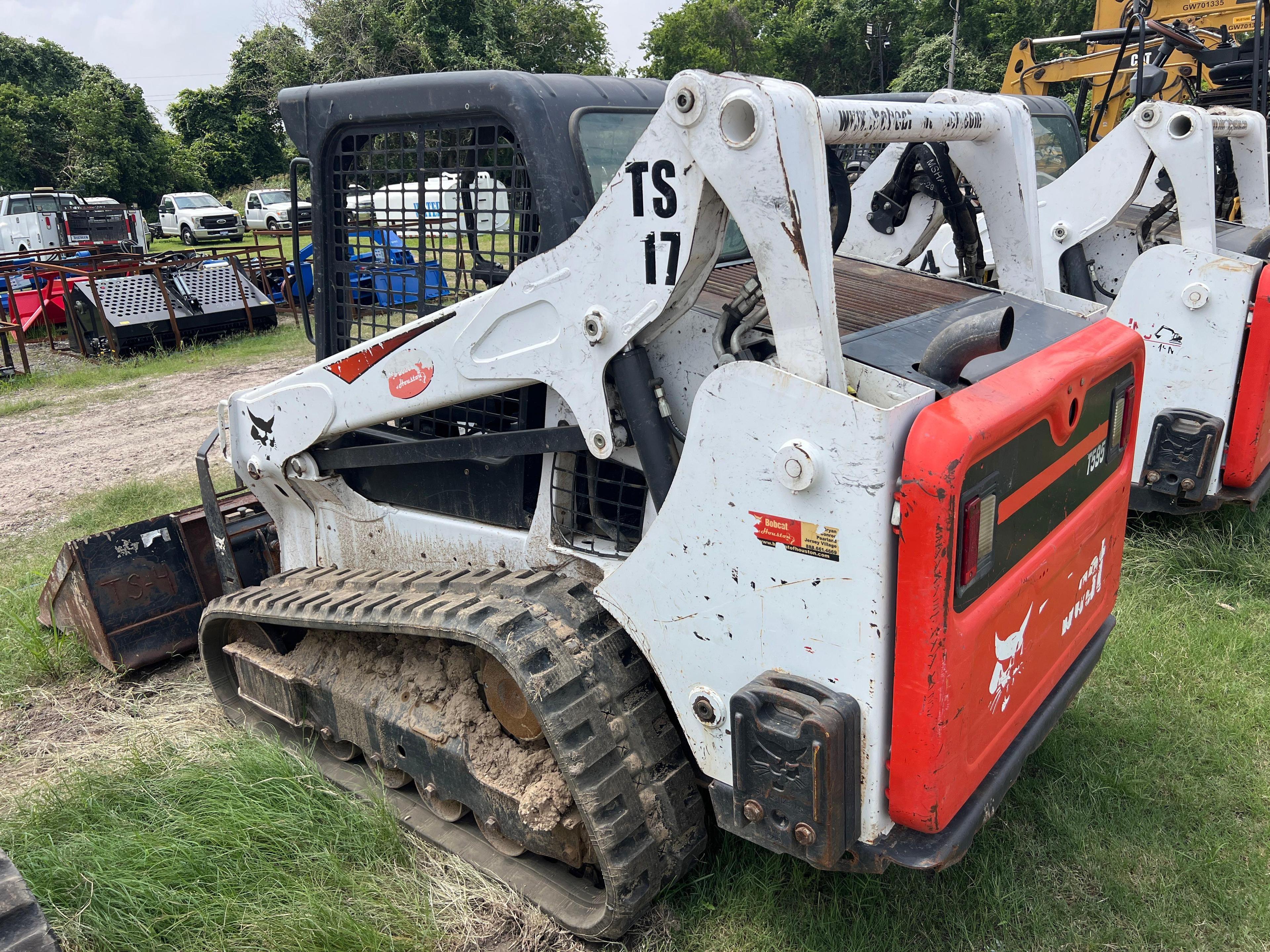 2020 BOBCAT T595 RUBBER TRACKED SKID STEER SN:B3NK36715 powered by diesel engine, equipped with