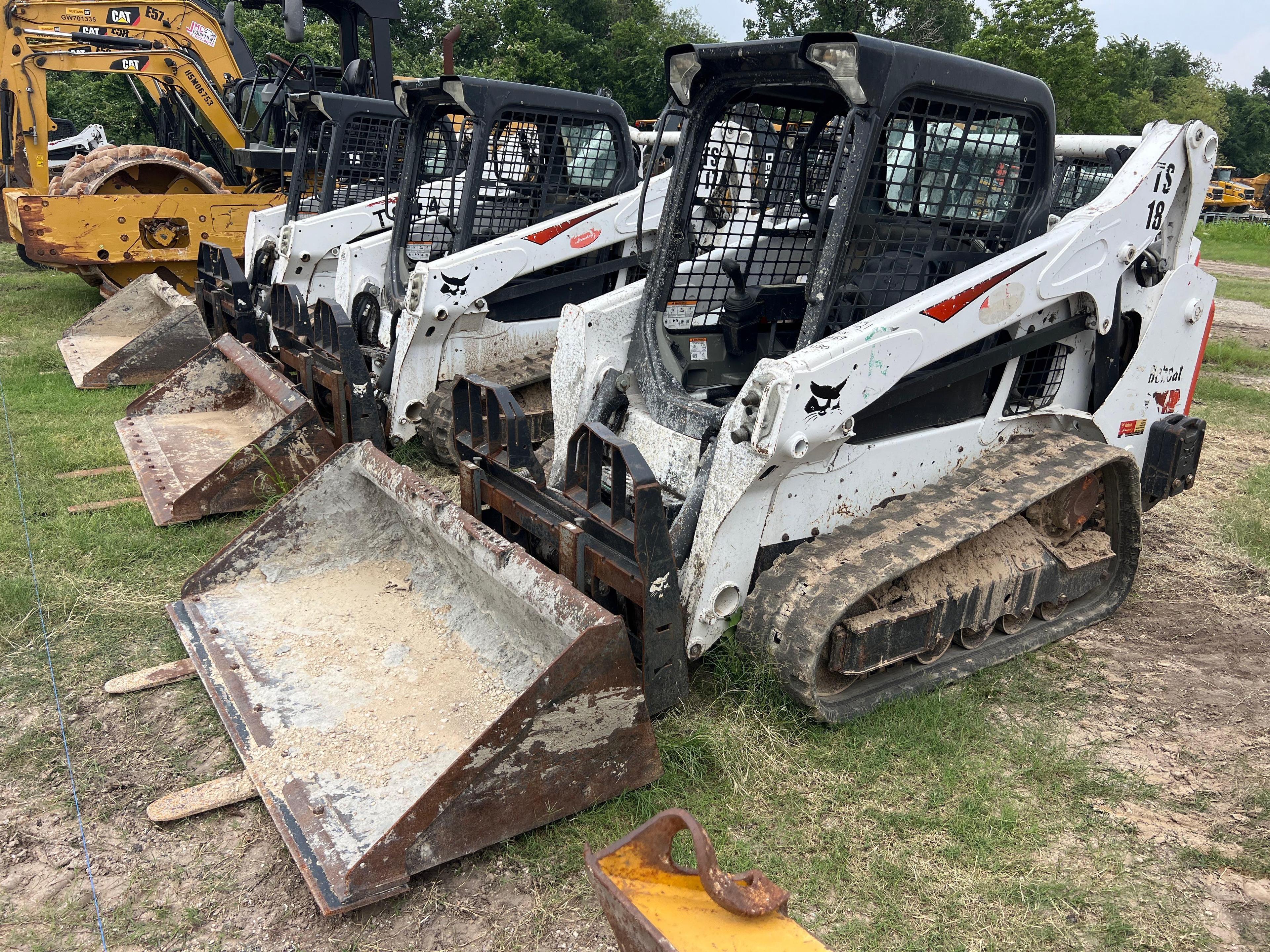 2020 BOBCAT T595 RUBBER TRACKED SKID STEER SN:B3NK36569 powered by diesel engine, equipped with