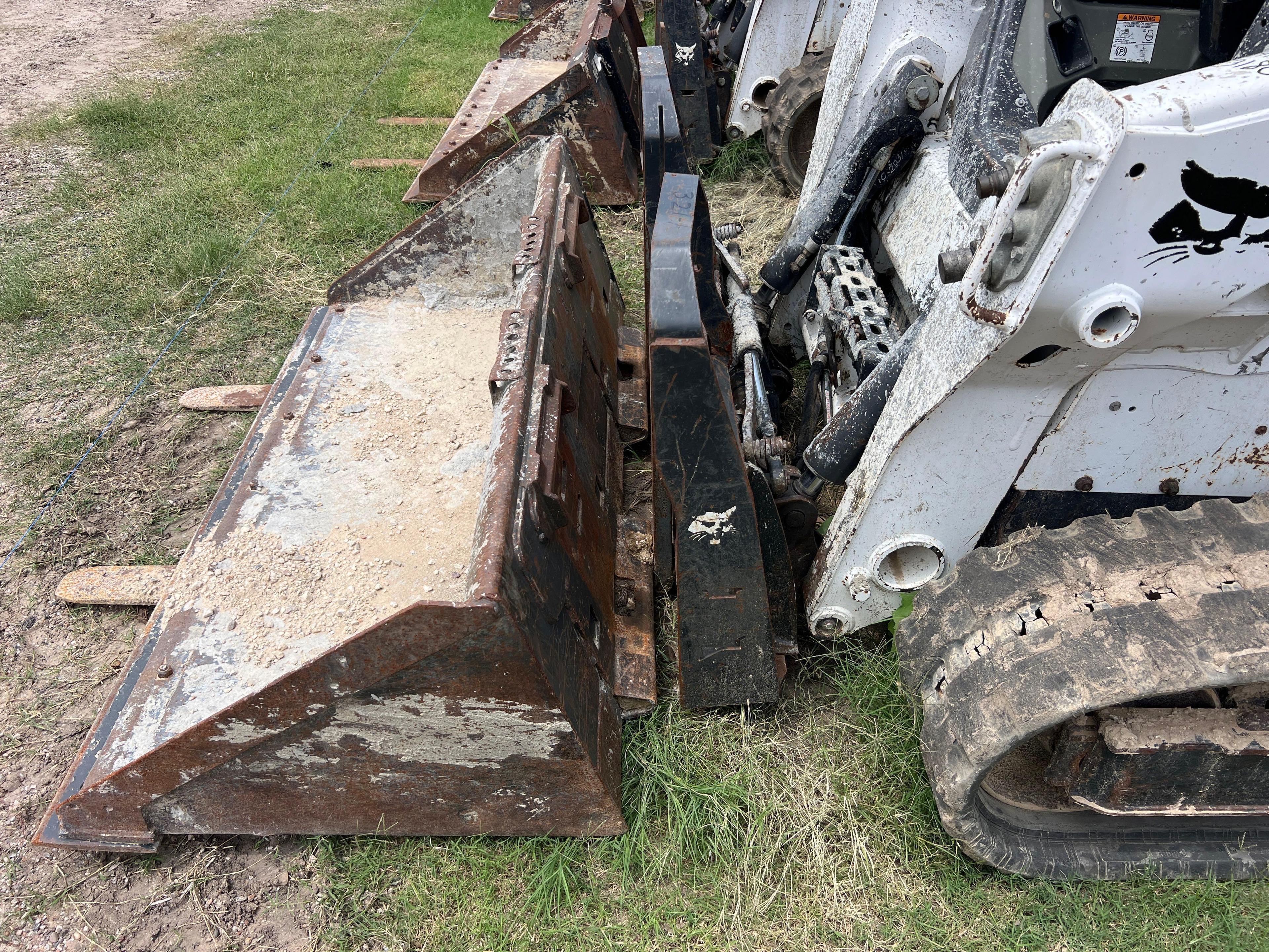 2020 BOBCAT T595 RUBBER TRACKED SKID STEER SN:B3NK36569 powered by diesel engine, equipped with