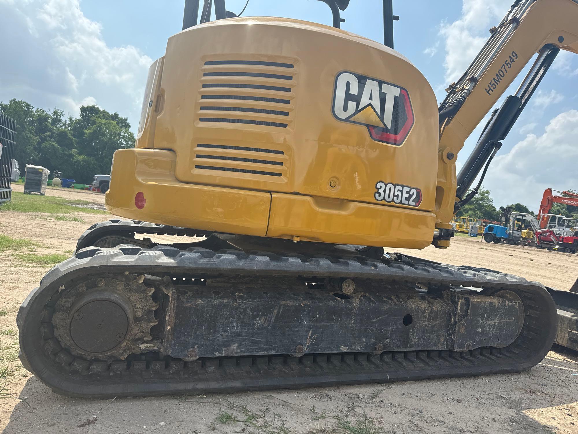 2018 CAT 305E HYDRAULIC EXCAVATOR SN:H5M07549 powered by Cat diesel engine, equipped with OROPS,