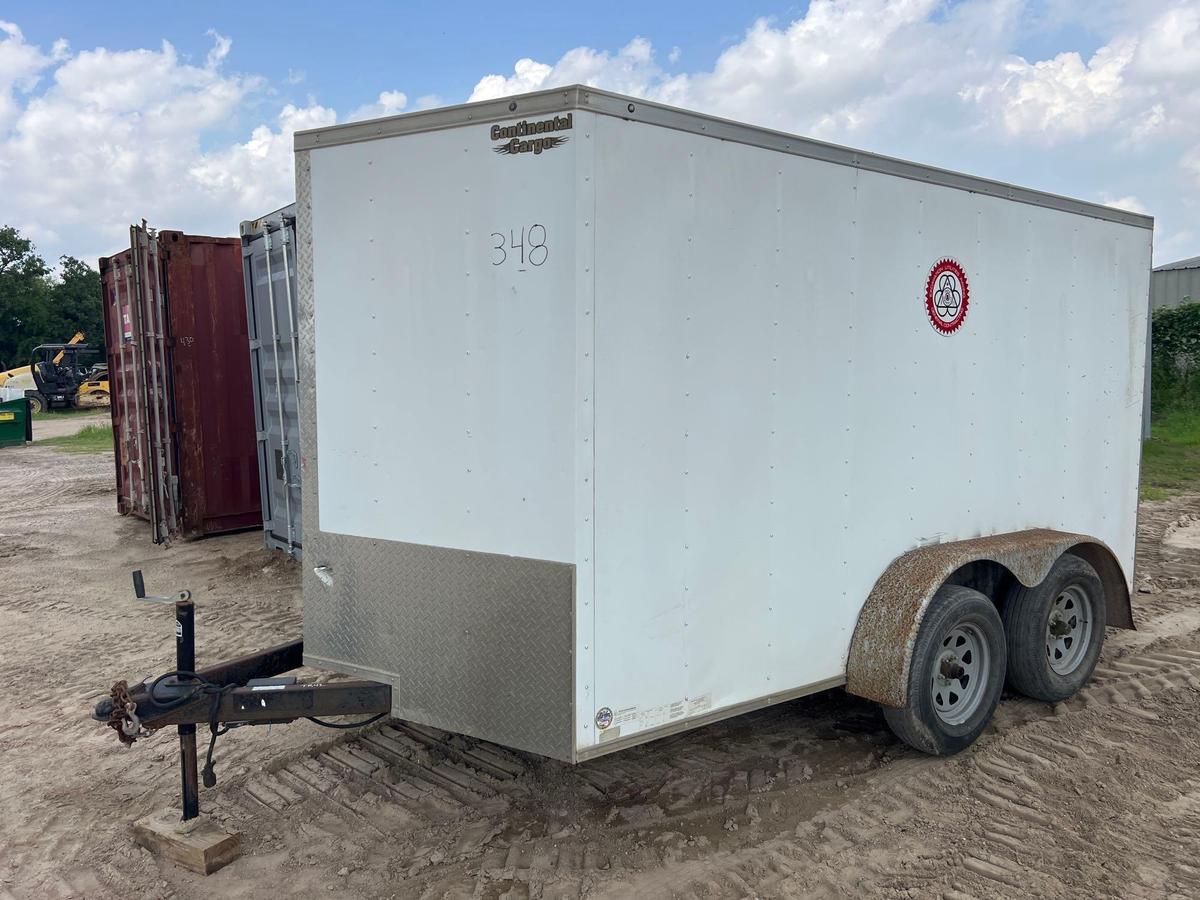 2016 CONT-FOREST RIVER TXVHW712TA CARGO TRAILER VN:026660 equipped with 7ft. X 12ft. Enclosed body,