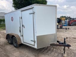 2016 CONT-FOREST RIVER TXVHW712TA CARGO TRAILER VN:026660 equipped with 7ft. X 12ft. Enclosed body,