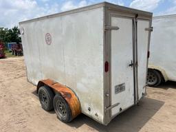 2016 CONT- FOREST RIVER TXVHW612TA CARGO TRAILER VN:025843 equipped with 6ft. X 12ft. Enclosed body,