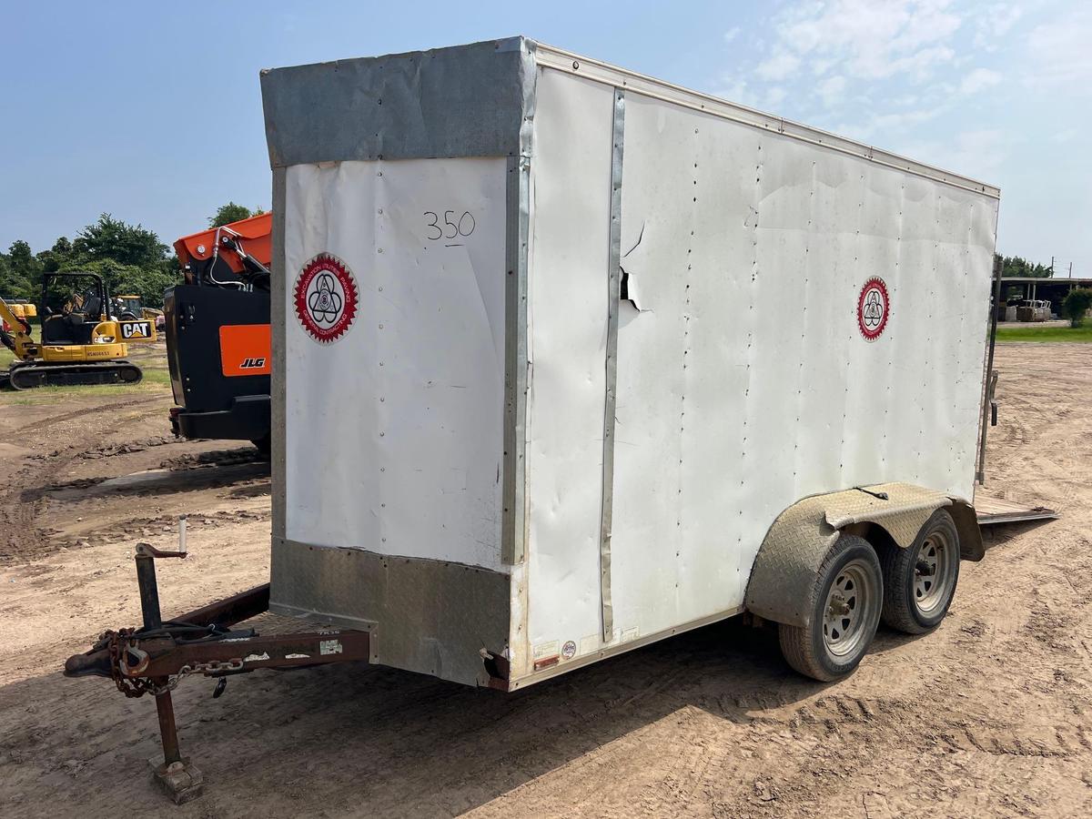 2015 CONT- FOREST RIVER TXVHW612TA CARGO TRAILER VN:Y022606 equipped with 6ft. X 12ft. Enclosed