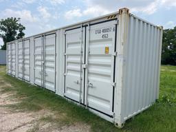 NEW 40FT. HIGH CUBE MULTI-USE CONTAINER 4 SIDE DOORS.