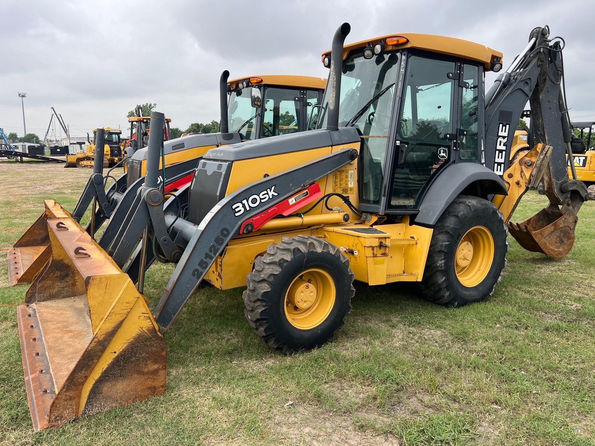 2014 JOHN DEERE 310 SUPER K TRACTOR LOADER BACKHOE SN:275411 4x4, powered by John Deere diesel