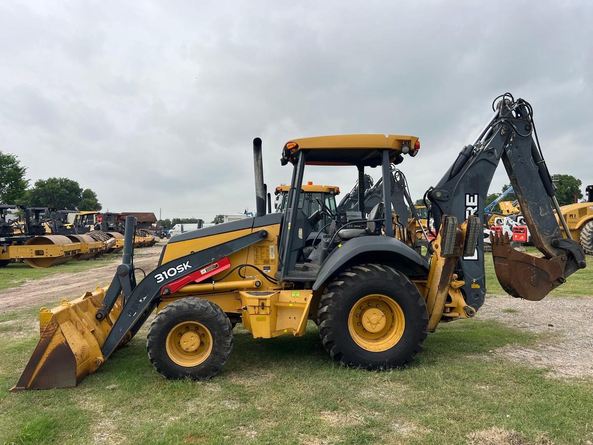 2012 JOHN DEERE 310SK SUPER K TRACTOR LOADER BACKHOE SN:257493 4x4, powered by John Deere diesel