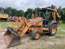 2014 CASE 580N TRACTOR LOADER BACKHOE SN:NHEC701423 4x4, powered by diesel engine, equipped with