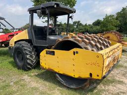 2014 DYNAPAC CA2500PD VIBRATORY ROLLER SN:13837 powered by Cummins diesel engine, equipped with