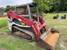 2017 TAKEUCHI TL10V2-R RUBBER TRACKED SKID STEER SN:410001067 powered by diesel engine, equipped