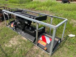 NEW GREATBEAR 86IN. HYDRAULIC SNOW PLOW SKID STEER ATTACHMENT