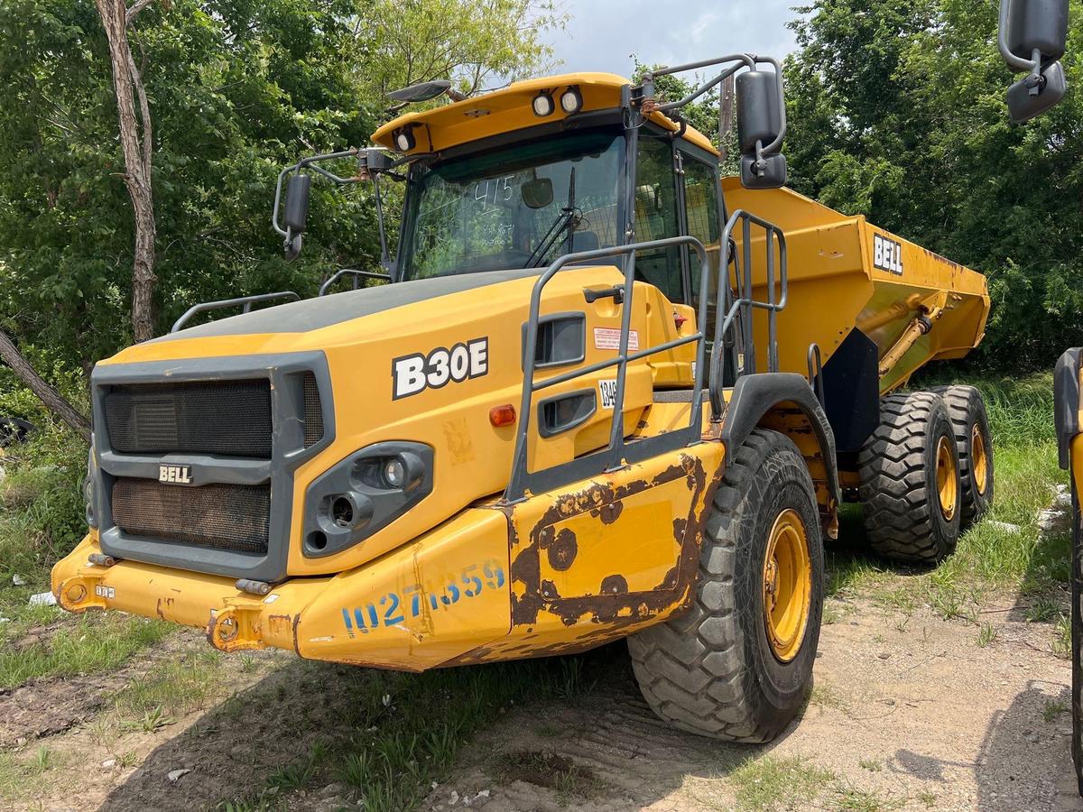 2018 BELL B30E ARTICULATED HAUL TRUCK SN:2108671 6x6, powered by diesel engine, equipped with Cab,