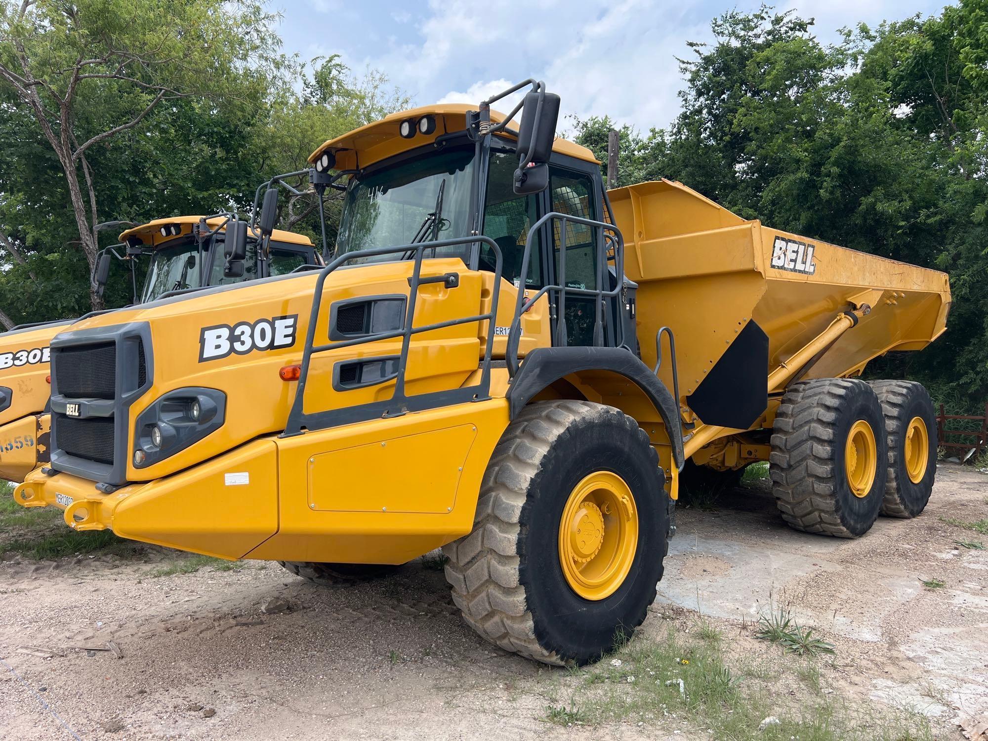 2017 BELL B30E ARTICULATED HAUL TRUCK SN:2007878 6x6, powered by diesel engine, equipped with Cab,