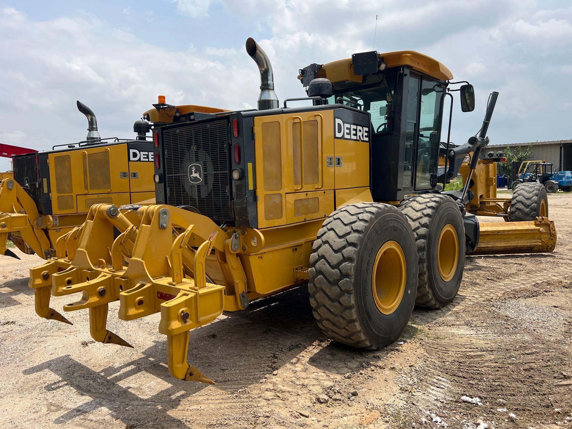 2016 JOHN DEERE 872GP MOTOR GRADER SN:653301 powered by John Deere diesel engine, equipped with