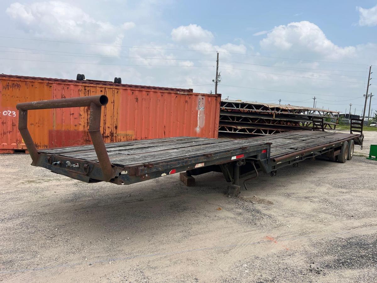 HOBB DROP DECK TRAILER VN:655515...equipped with 53ft. Drop deck, dovetail, ramps, tandem axle.