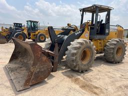 JOHN DEERE 544J RUBBER TIRED LOADER SN:608810 powered by John Deere diesel engine, equipped with