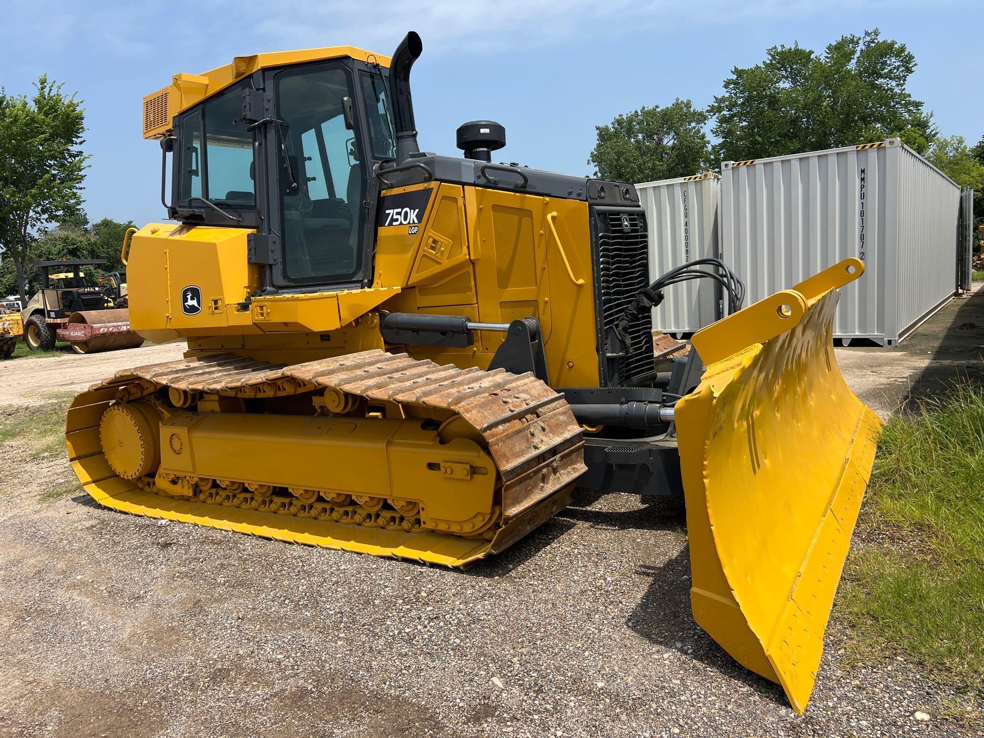 2018 JOHN DEERE 750KLGP CRAWLER TRACTOR SN:CGF301363 powered by John Deere diesel engine, equipped