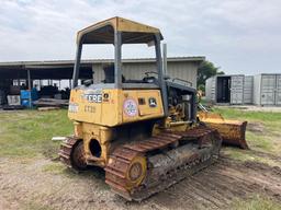 JOHN DEERE 550JLT CRAWLER TRACTOR SN:X110500 powered by John Deere diesel engine, equipped with