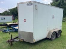 2020 CONT-FOREST RIVER TXVHW612TA CARGO TRAILER VN:037064 equipped with 6ft. X 12ft. Enclosed body,