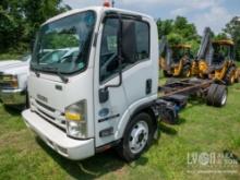 2017 ISUZU NRR CAB & CHASSIS VN:302597 powered by gas engine, equipped with automatic transmission,