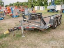 2018 JLG 1014 SCISSOR LIFT TRAILER SN:0050008306 equipped with 13ft. 11in. X 5ft. X 10in. Deck,
