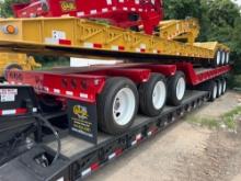 NEW UNUSED WITZCO RG52 DETACHABLE GOOSENECK TRAILER . VIN:S00407. 104,000# load capacity, 3 axles