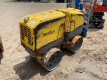 2018 WACKER RTKX-SC3 TRENCH ROLLER SN:24390762 powered by diesel engine, equipped with 33in.