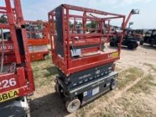 2017 SKYJACK SJIII3219 SCISSOR LIFT SN:22104997 electric powered, equipped with 19ft. Platform