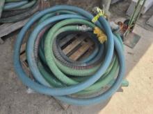 PALLET OF ASSORTED PUMP SUCTION HOSE SUPPORT EQUIPMENT