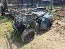 YAMAHA UTILITY VEHICLE powered by gas engine.