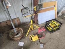 HALOGEN WORK LIGHT STAND & UTILITECH HALOGEN LIGHT SUPPORT EQUIPMENT