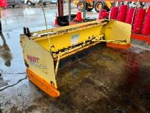 SNOW WOLF ULTRA 96 POWER ANGLE SNOW PUSHER SKID STEER ATTACHMENT 96in. Wide. Located: 4810 Lilac