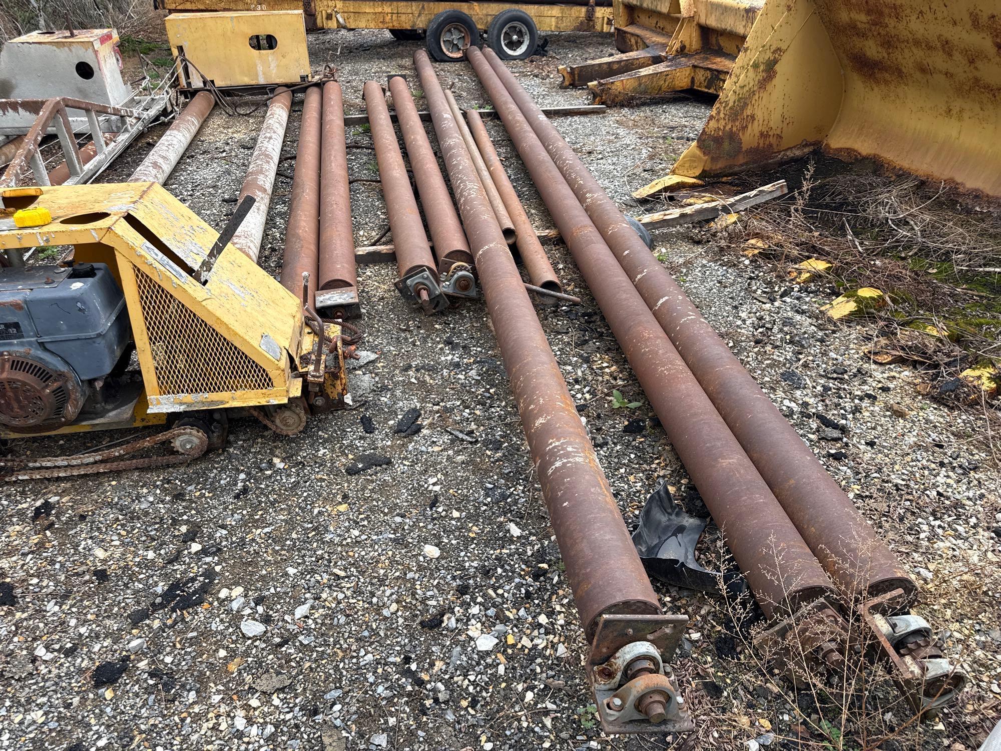 (2) SELF PROPELLED CONCRETE ROLLER SCREEDS CONCRETE EQUIPMENT EXTRA ROLLERS, 2 KOHLER GAS ENGINES ON
