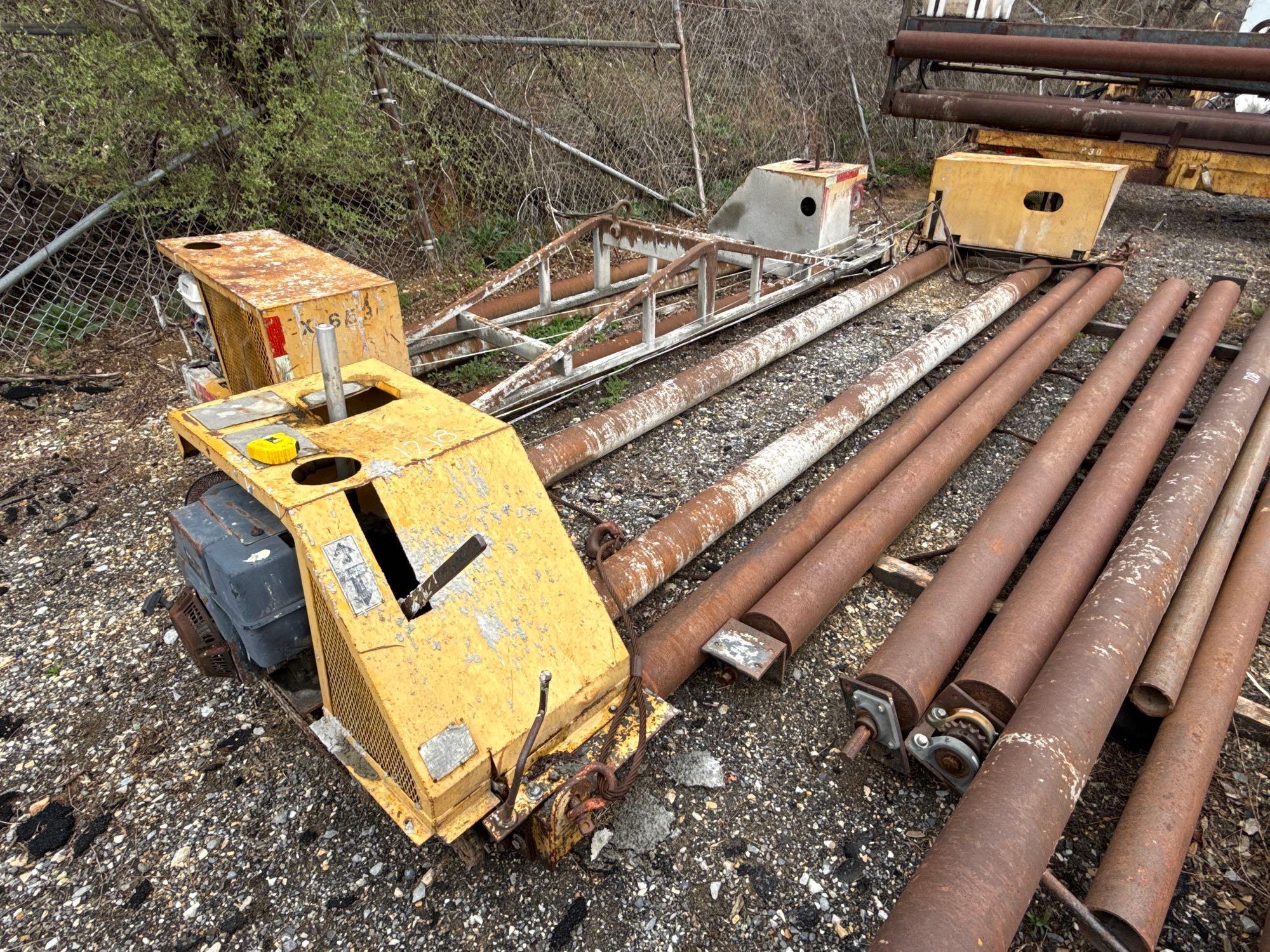 (2) SELF PROPELLED CONCRETE ROLLER SCREEDS CONCRETE EQUIPMENT EXTRA ROLLERS, 2 KOHLER GAS ENGINES ON