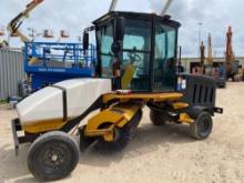 2018 LAYMOR SM450-ST SWEEPER SN:38913 powered by diesel engine, equipped with EROPS, air, heat, 8ft.