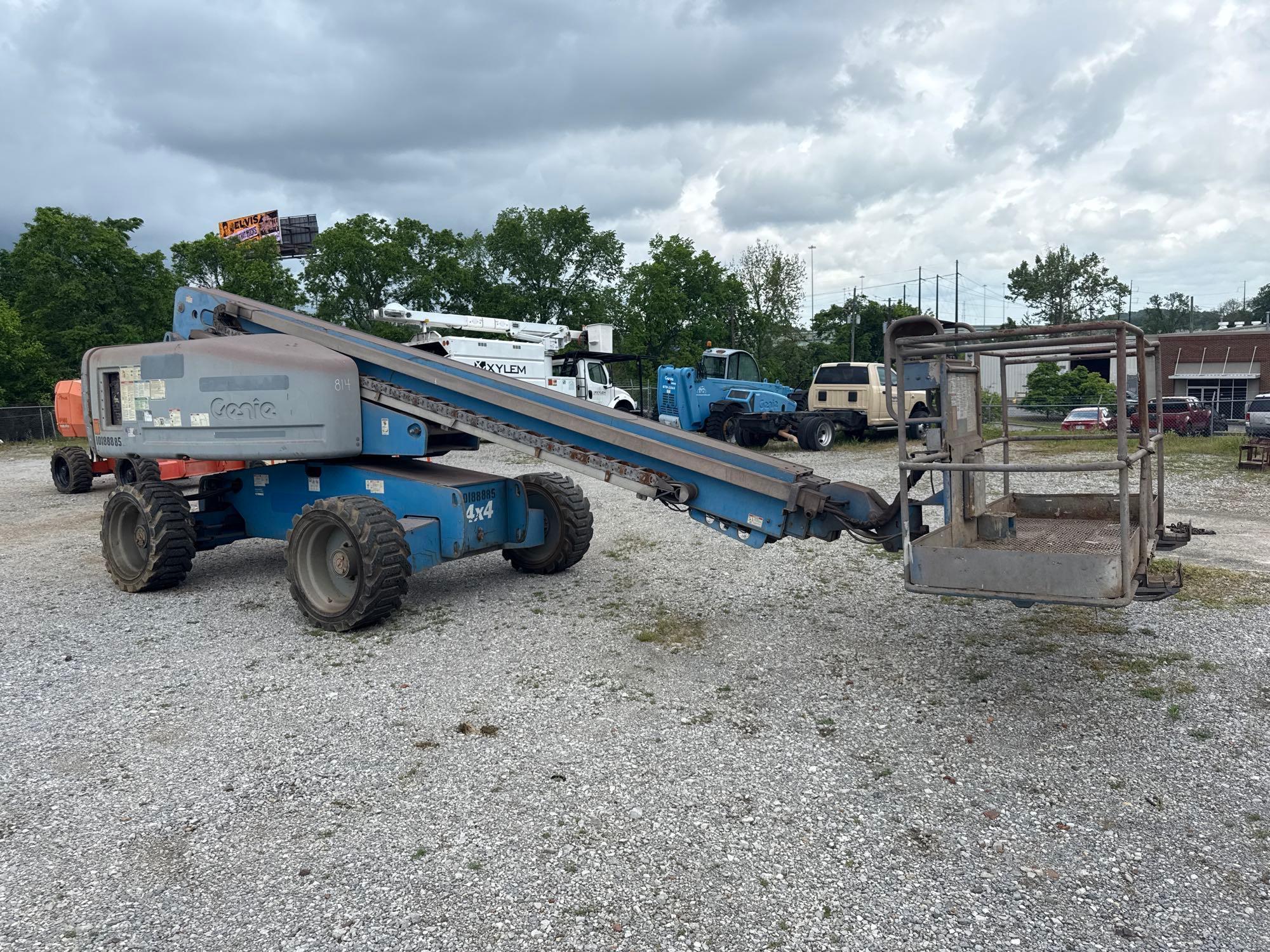 GENIE S-60X BOOM LIFT SN:S60X13-26328 4x4, powered by Deutz diesel engine, equipped with 60ft.