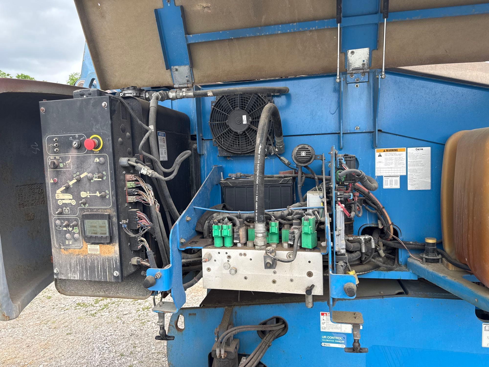 GENIE S-60X BOOM LIFT SN:S60X13-26328 4x4, powered by Deutz diesel engine, equipped with 60ft.