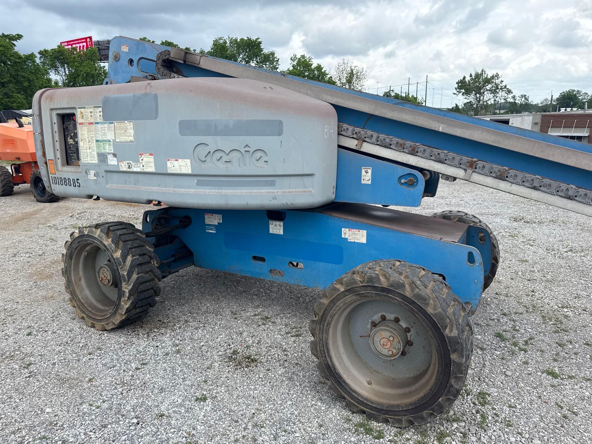 GENIE S-60X BOOM LIFT SN:S60X13-26328 4x4, powered by Deutz diesel engine, equipped with 60ft.